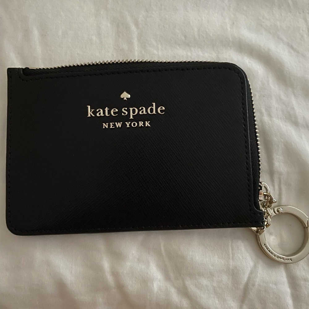 Kate Spade Medium L- Zip Card Holder - Black
